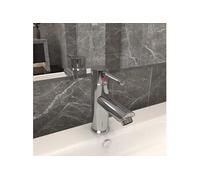 vidaXL Robinet de lavabo salle de bain – Mitigeur intérieur doré 130 x 176 mm