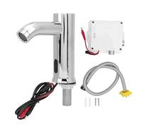 Robinet de Lavabo de Salle de Bain sans, Capteur de Mouvement Automatique, Infrarouge électronique, Plage de Détection de 10 à 15 Cm, alimenté par Batterie, Robinet de Lavabo