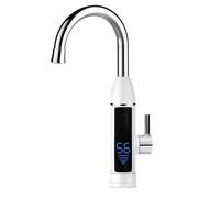 Robinet de lavabo électrique 3000W avec affichage de la température LED, robinet de cuisine rotatif à 360 ° 230x65x385mm