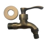 Robinet de lavabo en laiton antique, robinet de cuisine, de jardin, de salle de bain, de lavabo, de balai à franges pour baignoire, salle de bain(Color2)