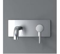 Robinet de lavabo et vasque encastré mitigeur chromé SOGOOD WA112