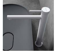 Robinet de lavabo et vasque mitigeur blanc mat SOGOOD WAO-7601-H