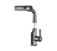 Robinet de Lavabo Extensible, Affichage de Température LED Métal