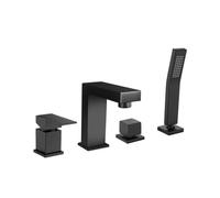 Robinet de lavabo fendu, robinet de lavabo domestique chaud et froid, ensemble de quatre pièces