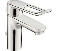 Robinet de lavabo Hansa Hansa Clinca, largeur 114 mm, avec barre de traction,...