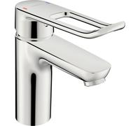 Robinet de lavabo Hansa Hansa Clinca, largeur 114 mm, sans barre de traction,
