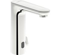 Robinet de lavabo Hansa Hansaelectra, sans contact, alimentation enfichable, ...