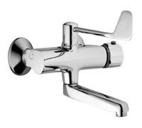Robinet de lavabo Hansa Hansatempra, montage mural, largeur 245 mm,
