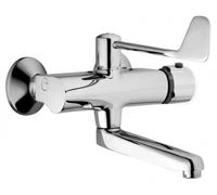 Robinet de lavabo Hansa Hansatempra, montage mural, largeur 270 mm, chrome,