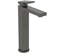 Robinet de lavabo Ideal Standard Extra BD506A5 64x217x298 mm, avec socle allongé et bonde, gris magnétique