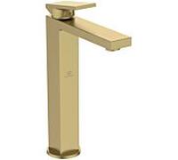 Robinet de lavabo Ideal Standard Extra BD507A2 64x204x298 mm, avec base allongée, sans bonde, finition or brossé