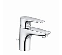 Robinet de lavabo KLUDI PURE&SOLID 343820575WR5 DN 15, avec bonde métallique, chromé