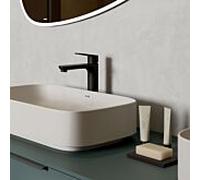 Kludi X1 240 mitigeur lavabo 322983975 sans garniture de vidange , noir mat