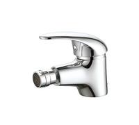 Robinet de Lavabo Monocommande Chromé 12x11cm Eau Chaude et Froide Argent