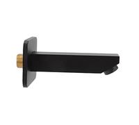 Robinet de lavabo mural noir G1/2 - Robinet de remplissage de baignoire dissimulé noir mat - Robinet élégant pour salle de bain et hôtel - Décoration moderne
