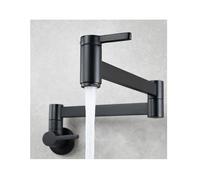 Robinet de lavabo mural pliable en laiton à double interrupteur, robinet cuisine eau froide, rallonge d'évier, remplissage casserole pour Cuisine et Restaurant(Color 2)