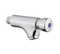 Robinet de lavabo mural temporisé de la série CLASSIC avec commande par bouton-poussoir - Idral