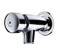 Delabie Robinet de lavabo mural TEMPOSTOP 746292 temporisé 1/2'' avec rosace