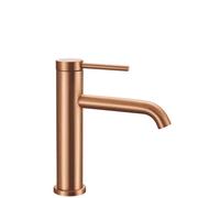 Robinet De Lavabo Rea Clif Low Robinet De Salle De Bain Cuivre Brosse 16 5 X 4 X 20 5 Cm