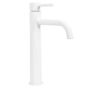 Robinet de Lavabo REA Mitigeur Lungo White High blanc haut 28cm