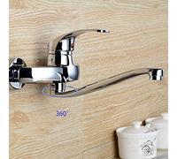 robinet de lavabo, Robinet de cuisine mural moderne avec mitigeur for lavabo et eau