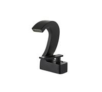 Robinet de lavabo salle bain en or noir, robinet d'évier monotrou laiton, mélangeur d'eau chaude et froide, cascade for(Black,G1/2)