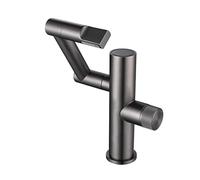 Robinet de lavabo salle de bain mitigeur d'eau chaude et froide numérique robinet rotatif bassin évier mélangeur Cran