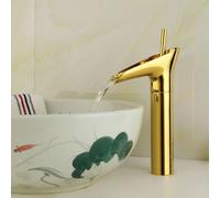 Robinet de lavabo salle de bains Golden lavabo mitigeur or rétro