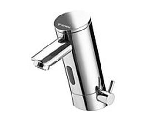 Robinet de lavabo SCHELL PURIS E chromé, fonctionnement sur piles 6 V, avec mélange