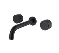 Robinet de lavabo séparé de ménage d'hôtel de Type mur, robinet de lavabo en cuivre dissimulé