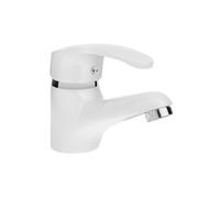 Robinet de lavabo sur pied blanc KAKADU avec bouchon