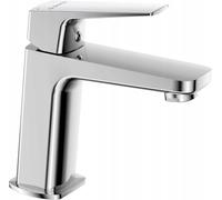 Robinet de lavabo sur pied chromé à levier unique Blur