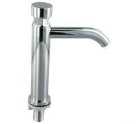 Robinet de lavabo temporisé en acier inoxydable à bouton-poussoir pour lavabo d'hôtel et de lavabo public (B)