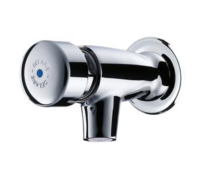 Robinet de lavabo temporisé mural TEMPOSTOP 1/2'' avec rosace DELABIE 746292