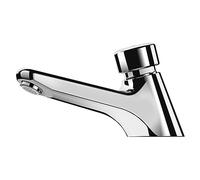 Delabie - Robinet temporisé pour lavabo Tempostop 745100 1/2'' sur plage sans écrou Blanc