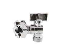 Robinet de piquage - SOMATHERM FOR YOU - Autoperceur - M3/4 - Laiton chromé - Ø10 à 16mm