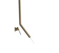 Robinet de plafond mural for salle de bain, mitigeur d'eau chaude et froide, en laiton chromé, 1,6 mètre(Black desk 1.6m)