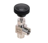 Robinet de plomberie en acier inoxydable SS304 avec filetage femelle à angle droit BSP 6,35 mm, 0,35 cm, 1,27 cm, pour eau, gaz, huile (9,5 mm)