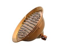 Robinet de pomme douche à effet pluie 8 pouces | Robinet de salle de bain en laiton antique doré chromé noir(Rose Golden)