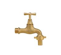 Robinet de puisage à raccord au nez - Diamètre : 1/2'' - 3/4'' (Sortie: 20x27- Entrée: 15