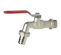 Robinet de puisage ACS (robinet extérieur) - D : 15/21-20/27 - Tétine : D19 - Poignée rou