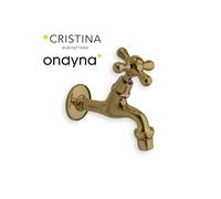 Robinet de puisage mural impero vieux bronze - CRISTINA ONDYNA IM65293