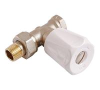 Comap Robinet manuel droit pour radiateur EuroSar 419206 – Femelle 3/4" thermostatisable Inox