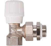 Robinet de radiateur équerre à visser - F 1/2' - Simple réglage - RBM