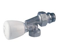 robinet thermostatisable - equerre inversé - r435 - a visser - femelle - diamètre 15 x 21 mm - giacomini r435x053