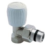 Robinet de radiateur équerre nickelé 3/4'' - ORKLI - 1135