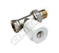 Robinet de radiateur EUROSAR droit nickelé 3/4'' - COMAP - 419206