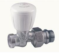 Robinet de radiateur - GIACOMINI - R432X033 - 1/2 D16 - Thermostatisable - Laiton nickelé chromé