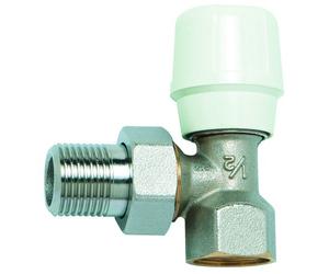 Robinet de radiateur - manuel - équerre - simple réglage - F20x27 RBM