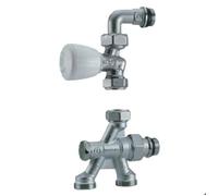 robinet thermostatique - monotube a 4 voies - r436/1 tg - r436ix043 - a visser - mâle - diametre 1/2 - giacomini r436ix04